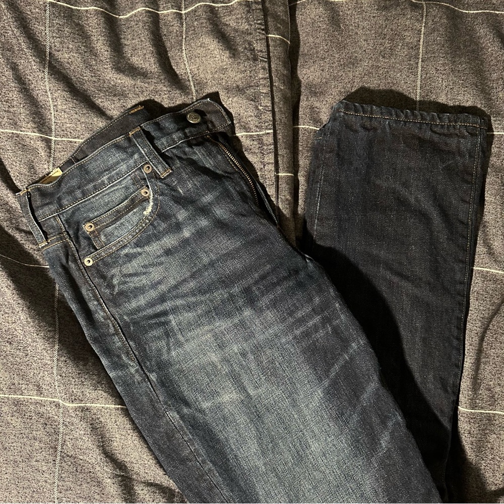 J.Crew Mens Dark Wash 770 Stretch Jeans